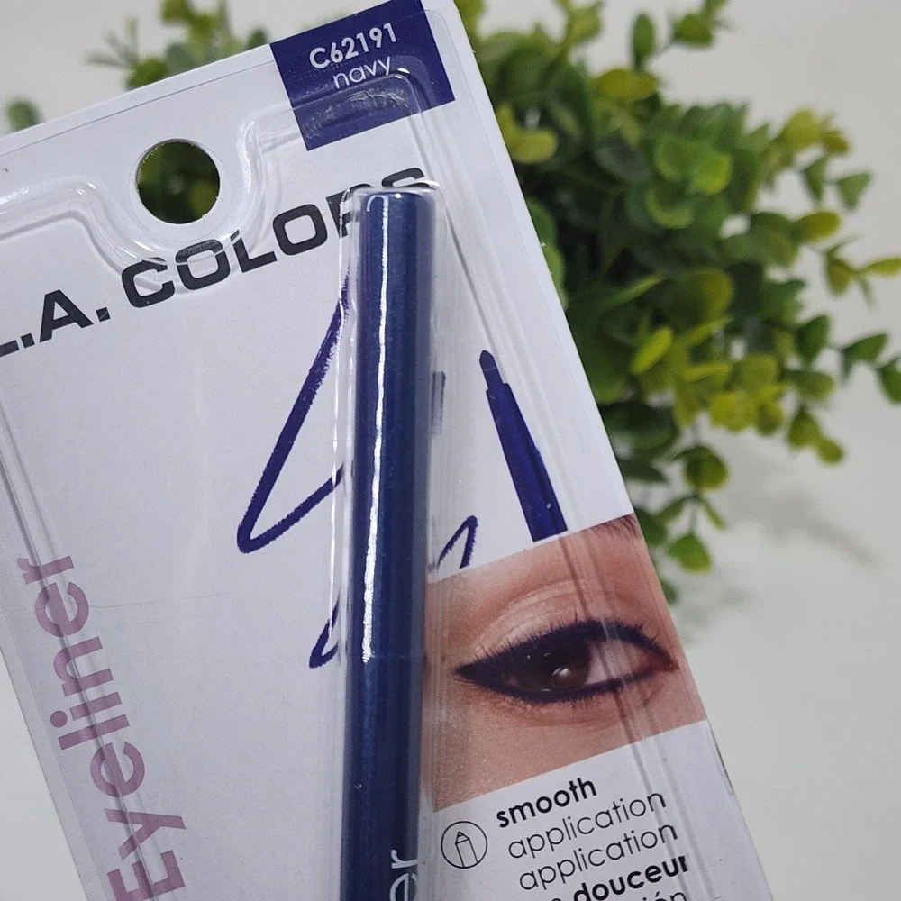 L.A. Colors Auto Eyeliner Navy Blue C62191 Smudge Proof Retractable ~ Brand New